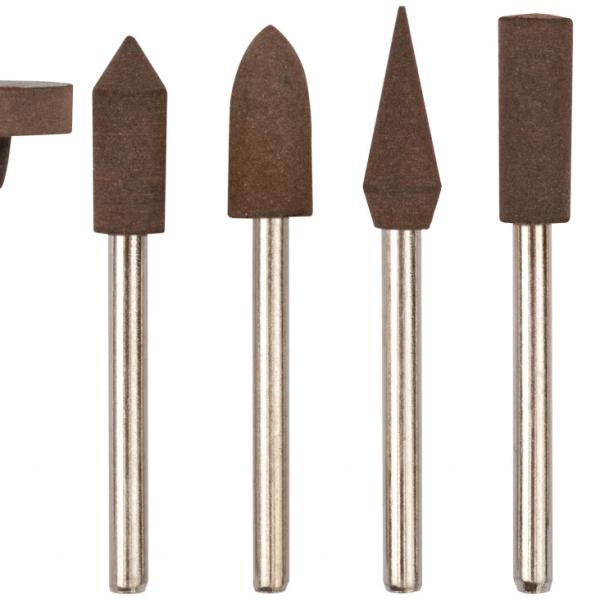 Насадки резиновые полировальные средней зернистости 6шт 36922