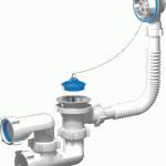 Обвязка 1.1/2"*40 для ванны с выпуском и переливом, регул. АНИ пласт E250 32142