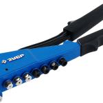 Заклепочник, ЗУБР "УНИВЕРСАЛ" 31196, для резьбовых (М3, М4, М5, М6), для вытяжных d=2,4-4,8 мм - Al, сталь; d=2,4-4,0 мм - нержсталь, Профессионал