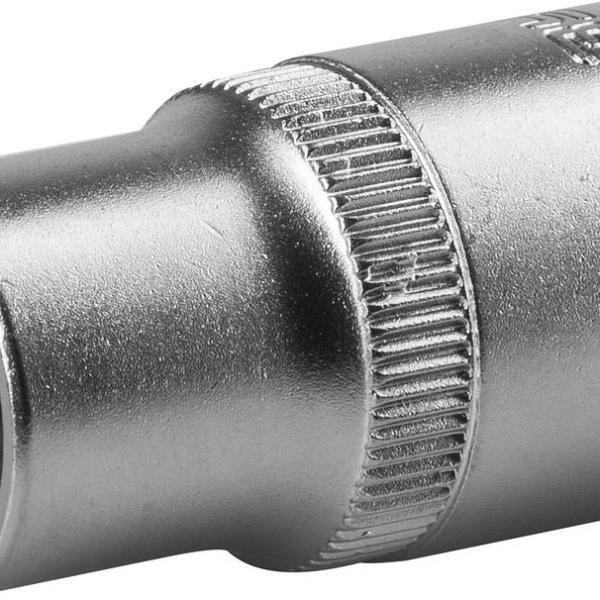 Торцовая головка 14 мм 1/2",Cr-V, SUPER LOCK, ЗУБР "МАСТЕР"хроматированное покрытие 27725-14