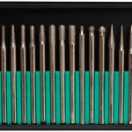 Шарошки,усиленная сталь с алмазным напылением,штифт диам.3 мм. 20 шт 36485